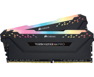 CORSAIR DDR4 Vengeance RGB PRO 32GB/3200 (2*16GB) BLACK CL16 CMW32GX4M2E3200C16 - 656646 - zdjęcie 2
